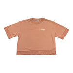 Aspesi T-Shirt Girocollo Tinta Unita con Logo per Bambina S25029TSM7038 ROSA ASPESI 