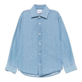 Aspesi Camicia Tinta Unita In Denim per Bambino S25046CLJ0043 AZZURRO ASPESI 