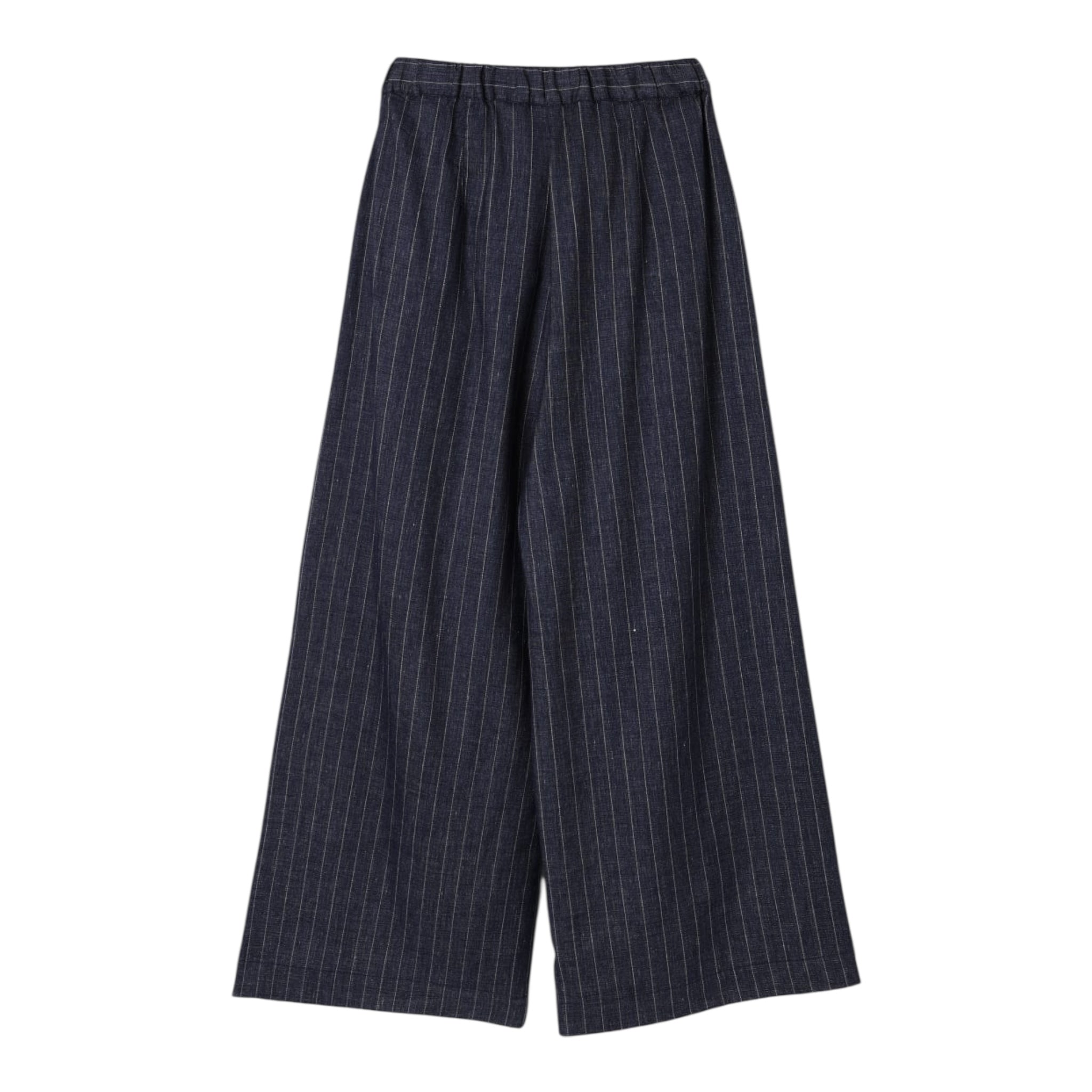Aspesi Pantalone Modello A Palazzo con Fantasia A Righe per Bambina S25075PLN1007 BLU ASPESI 