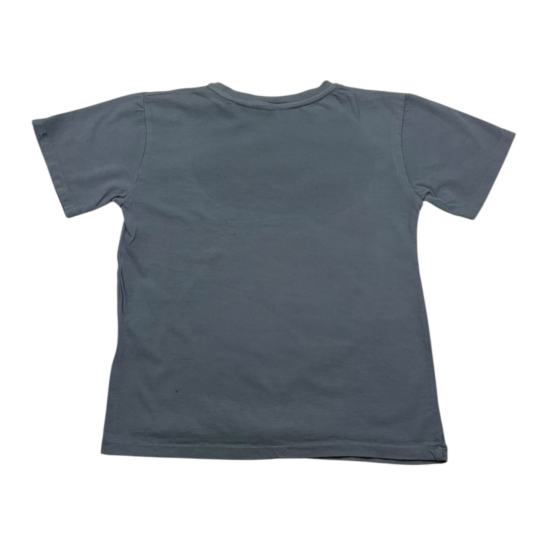 Babe & Tess T-Shirt Girocollo Tinta Unita con Stampa per Neonata 21518156N BLU BABE & TESS 