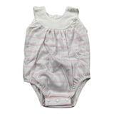 Babidu Pagliaccetto Giromanica Fantasia A Righe per Neonata 12209 BIANCO BABIDU 