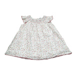 Babidu Abito Tinta Unita con Stampa per Bambina 90406J BIANCO BABIDU 