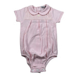 Babidu Pagliaccetto Mezza Manica Tinta Unita per Neonata BBDP ROSA BABIDU 