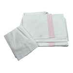 Baby Vip Set Lenzuola 3 Pezzi  per Neonata T1382 BIANCO BABY VIP 