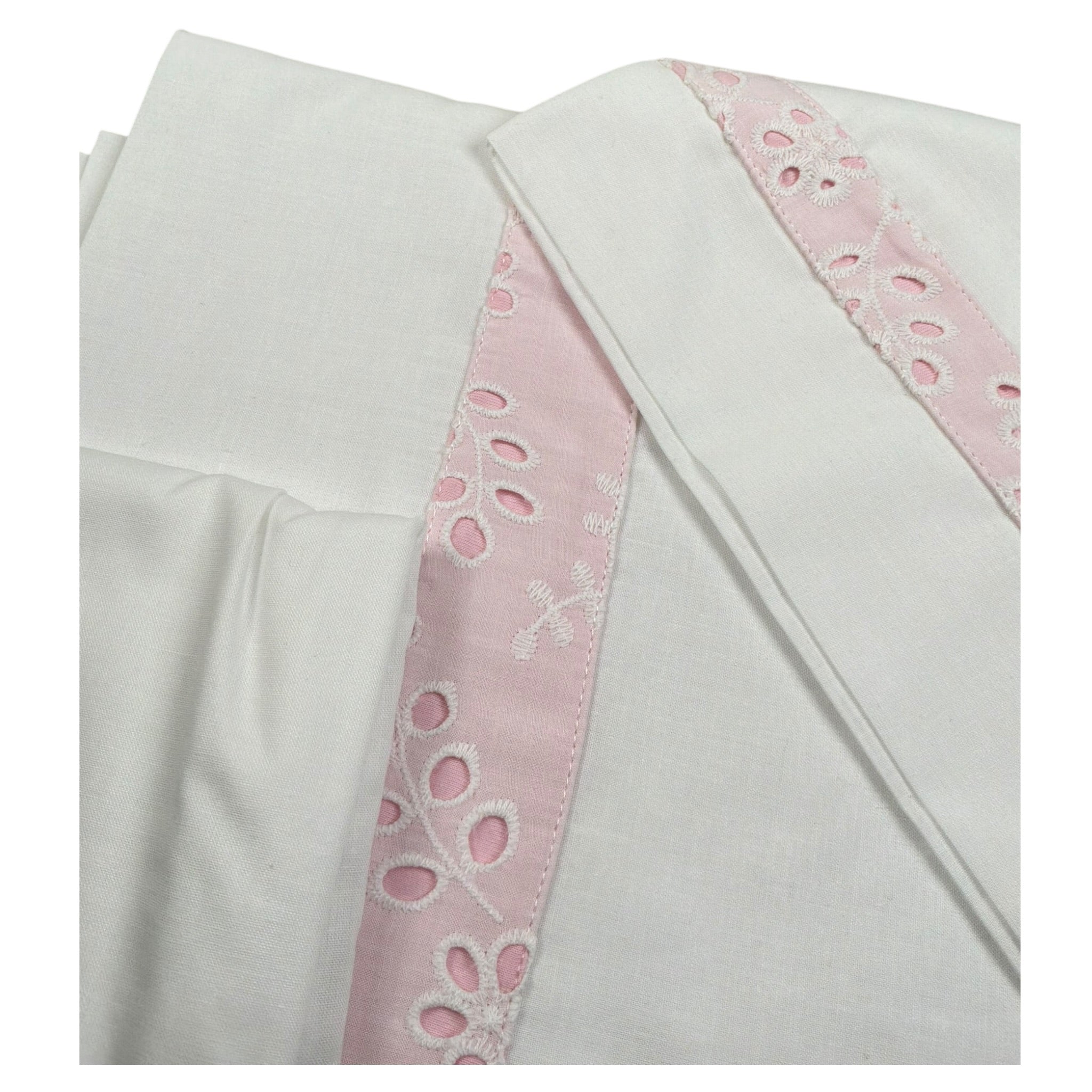 Baby Vip Set Lenzuola 3 Pezzi  per Neonata T1382 BIANCO BABY VIP 