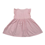 Babyvip Abito Tinta Unita con Microfantasia per Neonata 7760 ROSA BABYVIP 