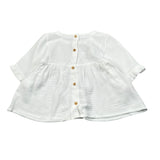 Babyvip Camicia Tinta Unita con Bottoni per Neonata T1353 BIANCO BABYVIP 