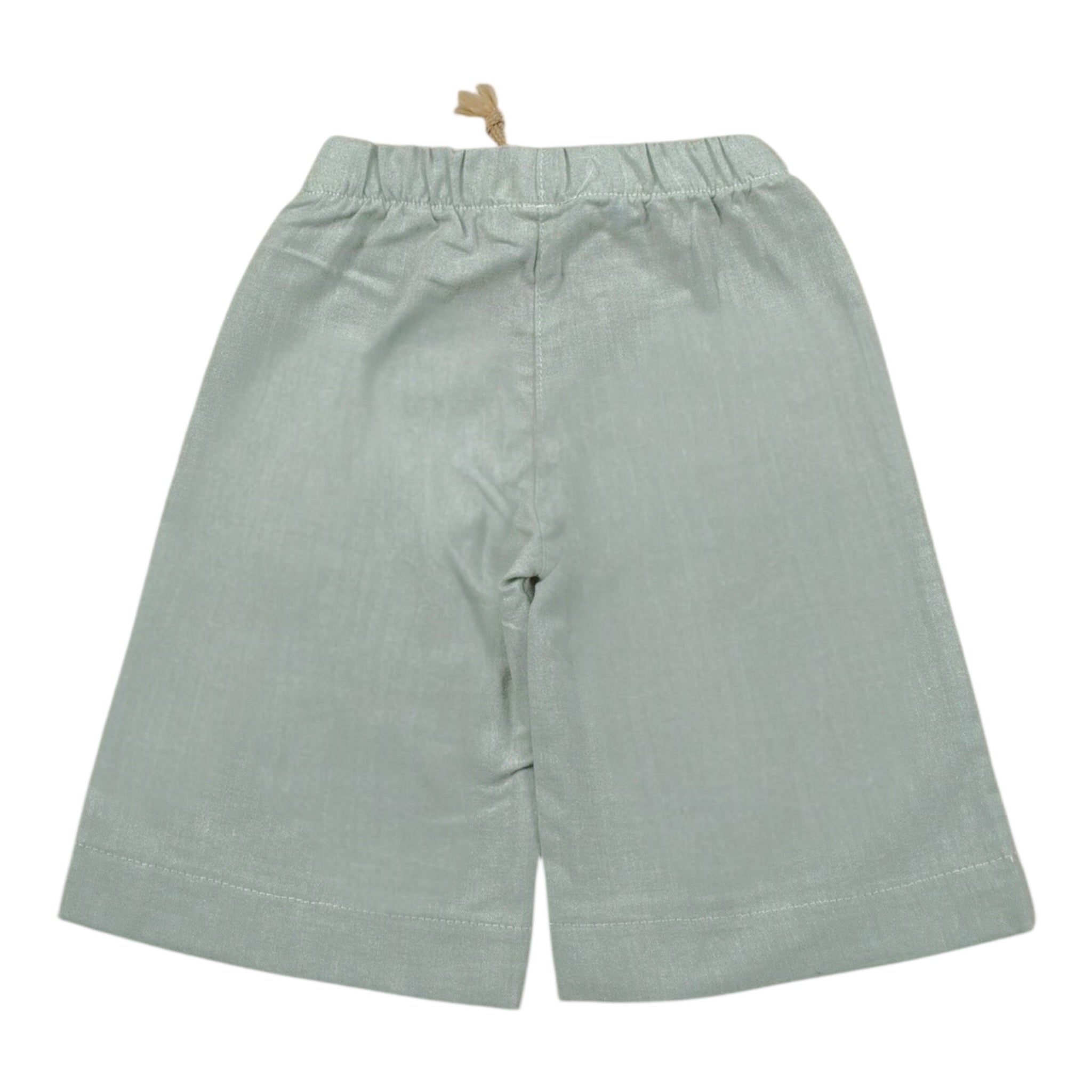 Babyvip Pantalone Tinta Unita con Elastico In Vita per Bambina T1354 VERDE ACQUA BABYVIP 