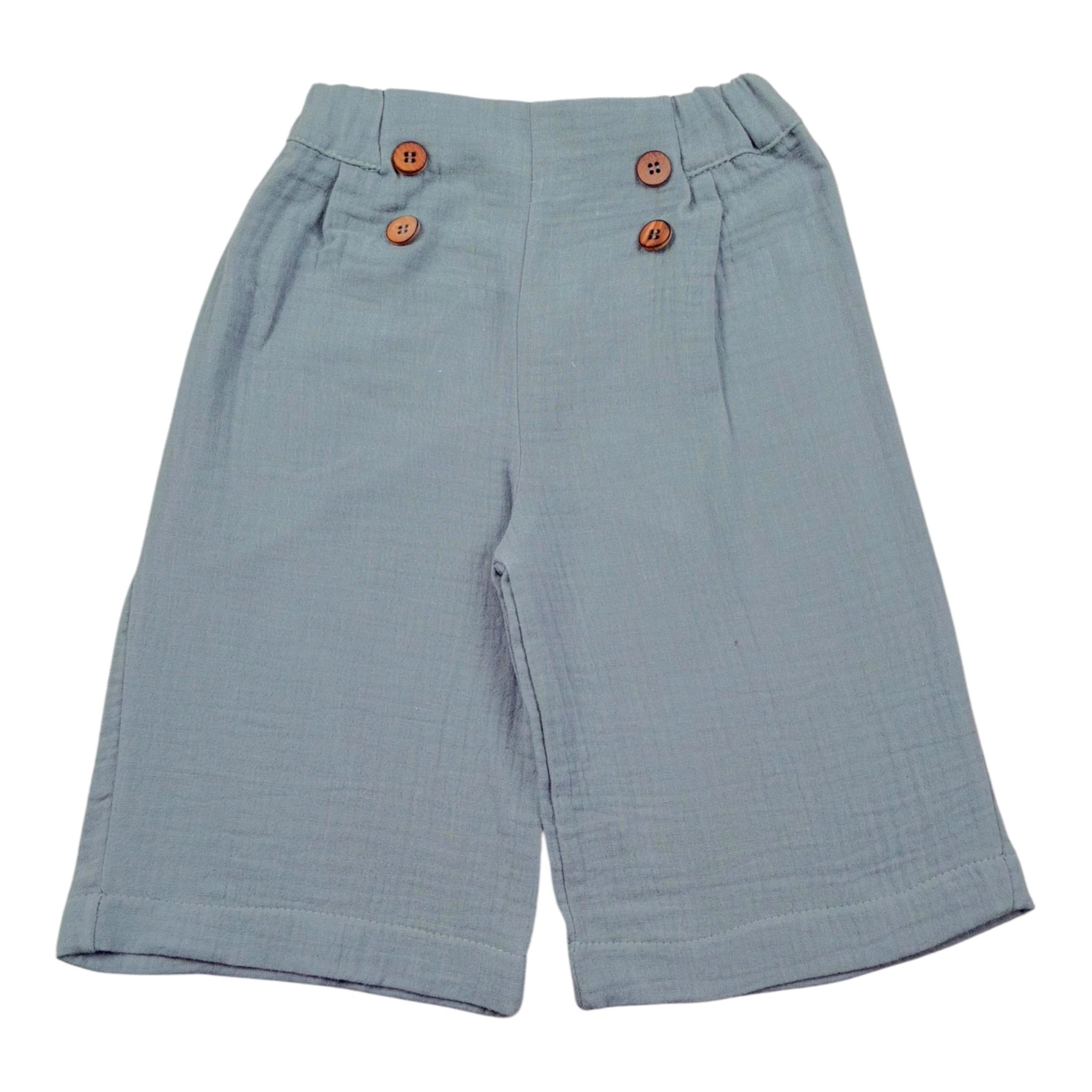 Babyvip Pantalone Tinta Unita Modello Palazzo per Neonata T1534 VERDE BABYVIP 