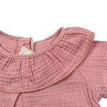 Babyvip T-Shirt Tinta Unita con Colletto per Neonata T1556 SALMONE BABYVIP 