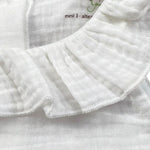 Babyvip Camicia Giromanica Tinta Unita con Colletto per Neonata T1562 BIANCO BABYVIP 