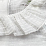 Babyvip Camicia Giromanica Tinta Unita con Colletto per Neonata T1562 BIANCO BABYVIP 