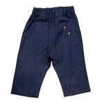 Babyvip Pantalone Tinta Unita con Elastico In Vita per Neonato T7767 BLU BABYVIP 