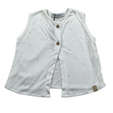 Bamboom+Babies Top Giromanica Tinta Unita per Neonata 806 PANNA BAMBOOM+BABIES 