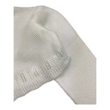 Barcellino Coprispalle Tinta Unita In Filo per Neonata 120821N BIANCO BARCELLINO 