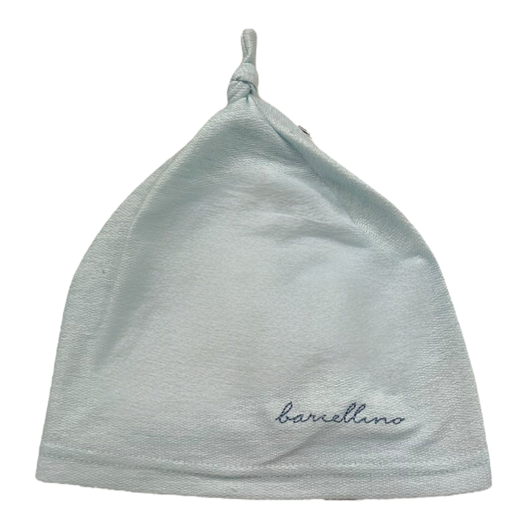 Barcellino Cappello Tinta Unita con Stampa per Neonato 9089 AZZURRO BARCELLINO 