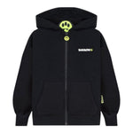 Barrow Kids Felpa con Zip E Cappuccio Tinta Unita per Bambino S5BKJUKZH077 NERO BARROW KIDS 