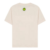 Barrow Kids T-Shirt Girocollo Tinta Unita con Stampa per Bambino S5BKJUTH065 PANNA BARROW KIDS 