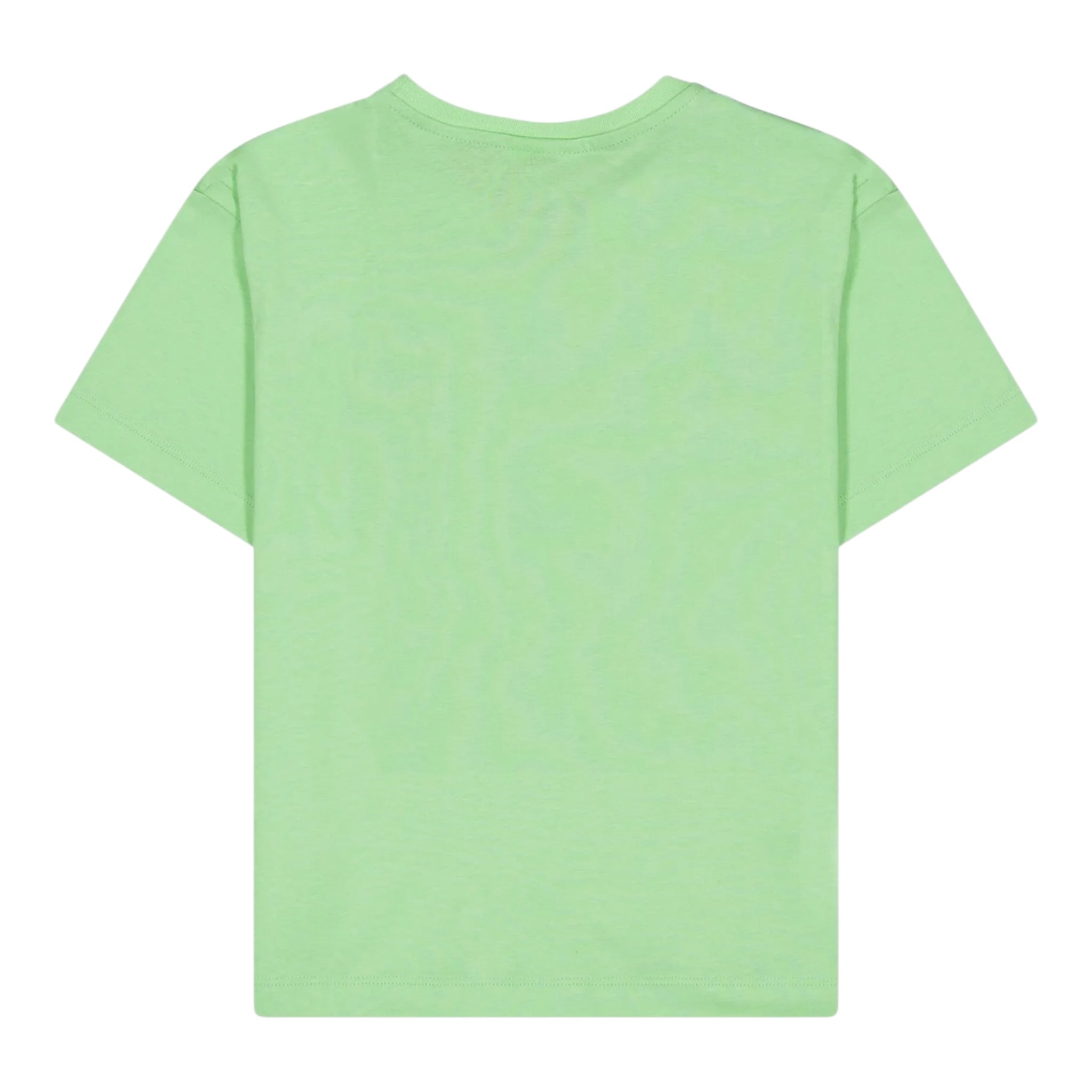 Barrow Kids T-Shirt Girocollo Tinta Unita con Logo per Bambino S5BKJUTH082 VERDE BARROW KIDS 