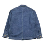 Berna Camicia In Denim Tinta Unita con Bottoni per Bambino 23099 BLU BERNA 