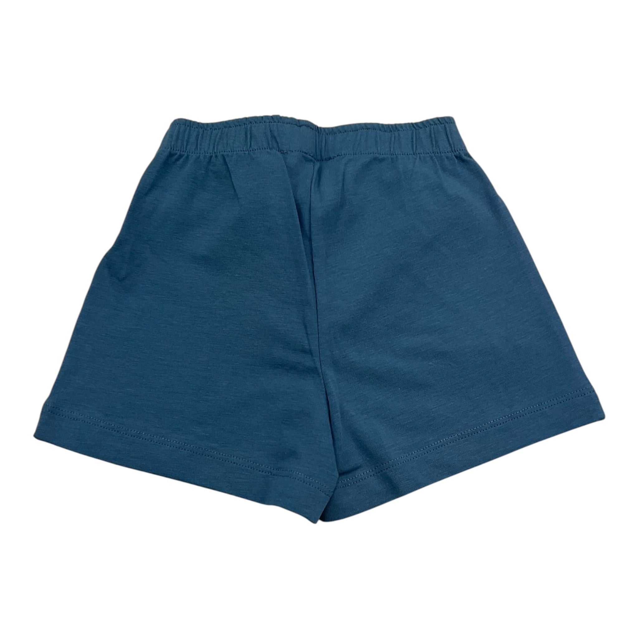 Bikkembergs Bermuda Tinta Unita con Stampa Logo per Neonato BK2177 BLU BiKKEMBERGS 