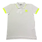 Bikkembergs Polo Mezza Manica Tinta Unita con Ricamo Logo per Bambino BK3274 BIANCO BiKKEMBERGS 