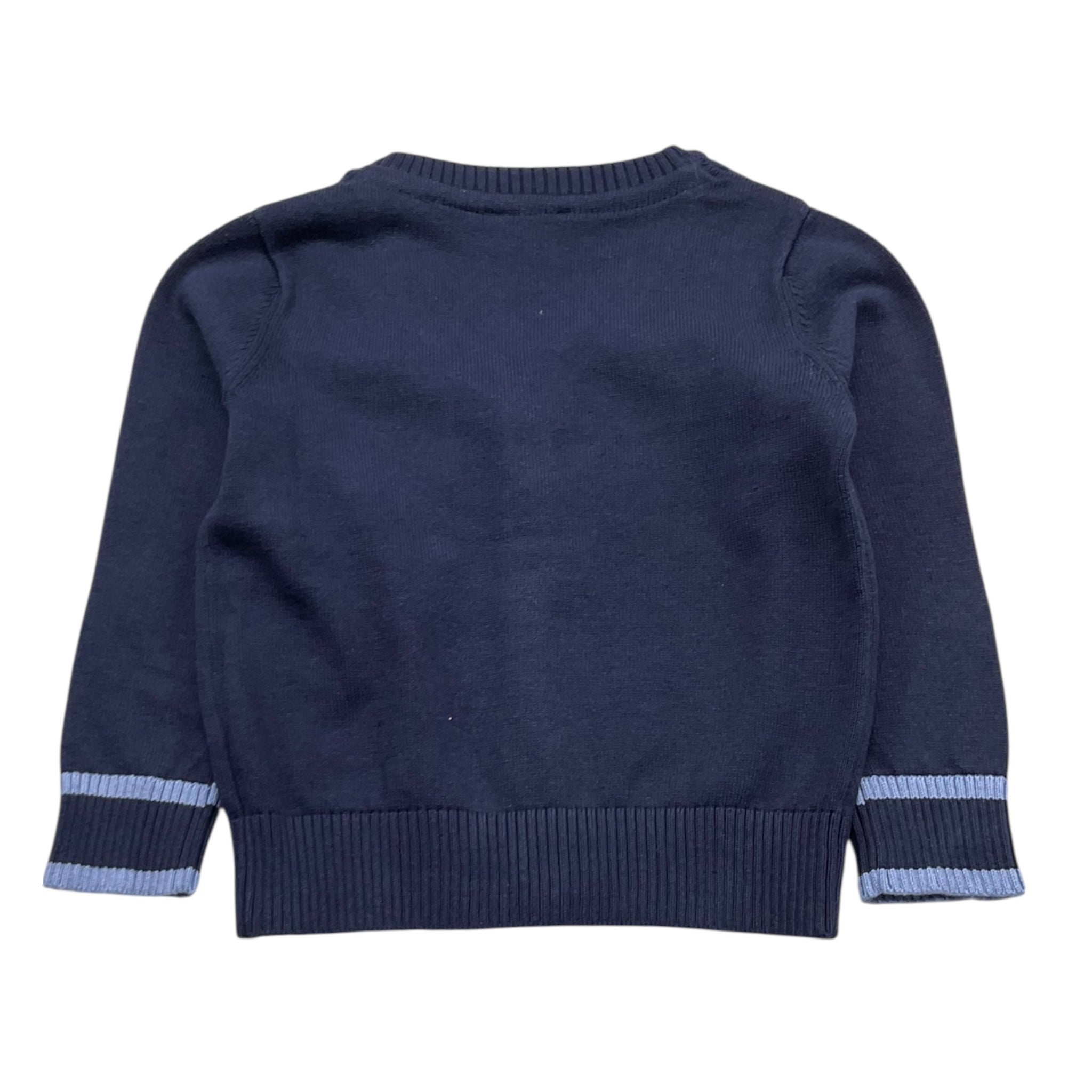 Bikkembergs Cardigan Tinta Unita con Bottoni per Neonato BK3450N BLU BiKKEMBERGS 
