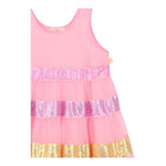 Billieblush Abito Tinta Unita con Paillettes per Bambina U20965 ROSA BillIEBLUSH 