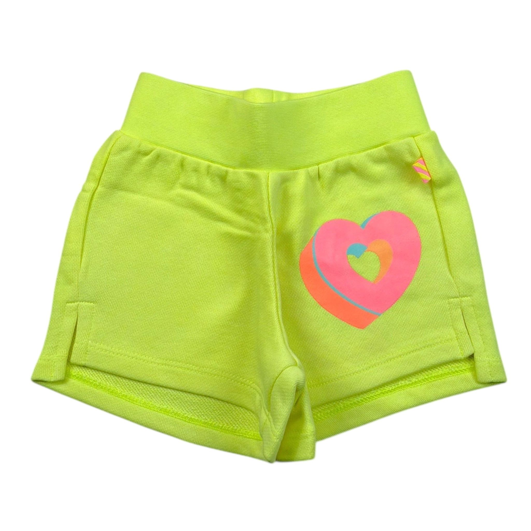 Billieblush Short Tinta Unita con Stampa per Neonata U21044XN GIALLO FLUO BillIEBLUSH 