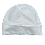 Bimbalo' Cappello tinta unita con Ricami Bianco per Neonata CAL11P BIANCO BIMBALO' 
