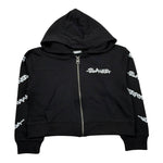 Blauer Felpa con Zip E Cappuccio Tinta Unita con Stampe per Neonata 25SBLGF02547N NERO BLAUER 