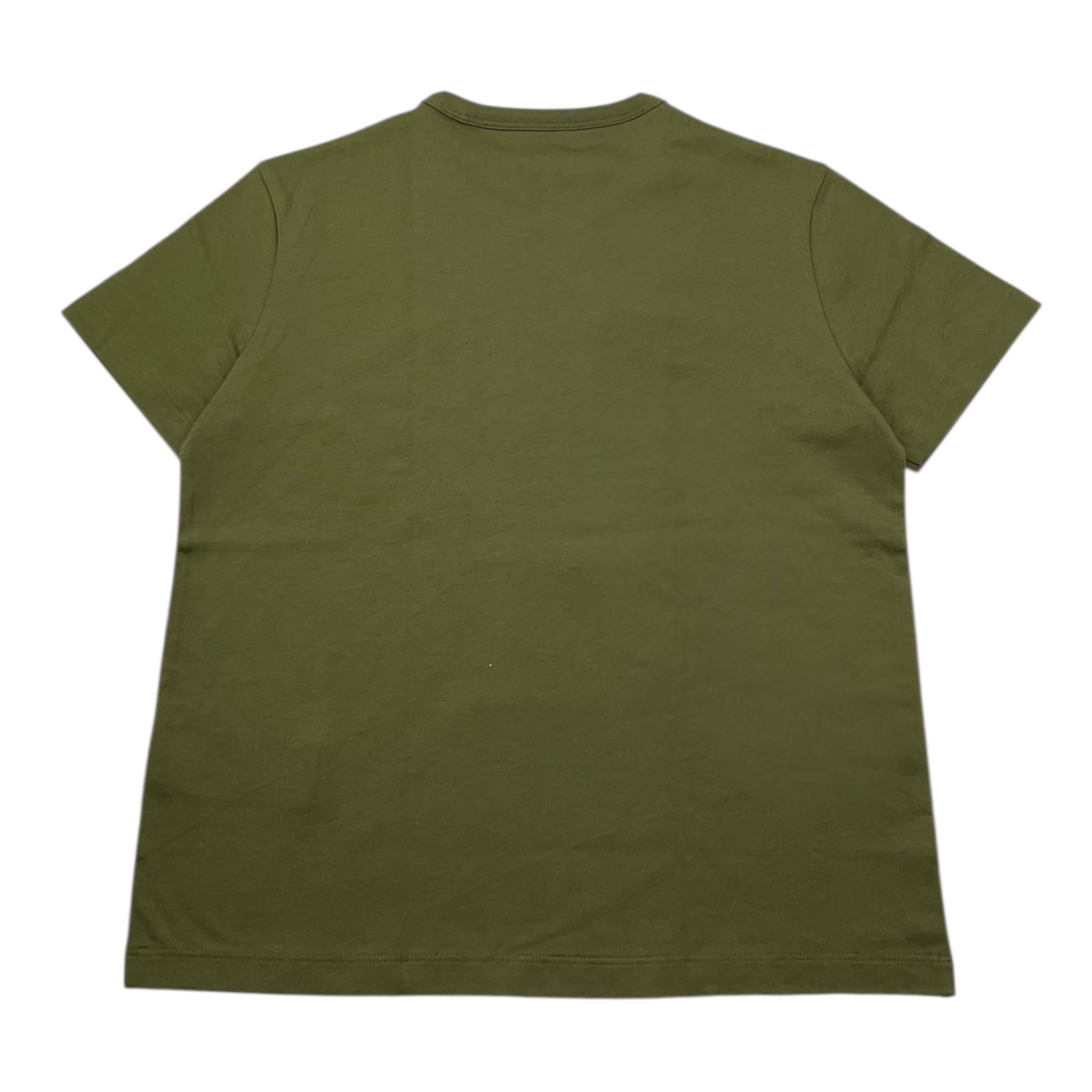 Blauer T-Shirt Girocollo Tinta Unita con Logo per Bambino 25SBLKH02508 VERDE BLAUER 