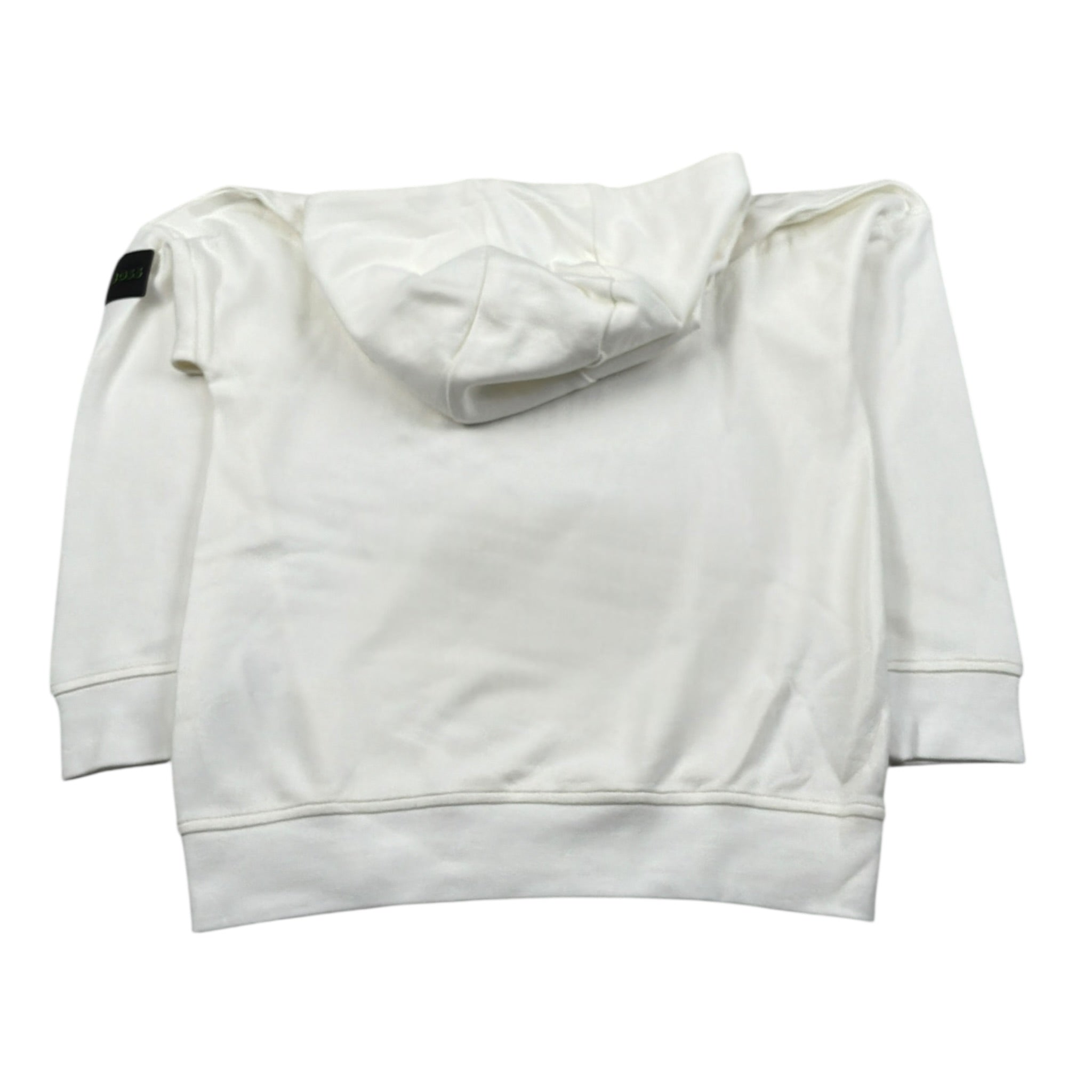 Boss Felpa Chiusa con Cappuccio tinta unita Panna per Bambino J25O48 PANNA BOSS 