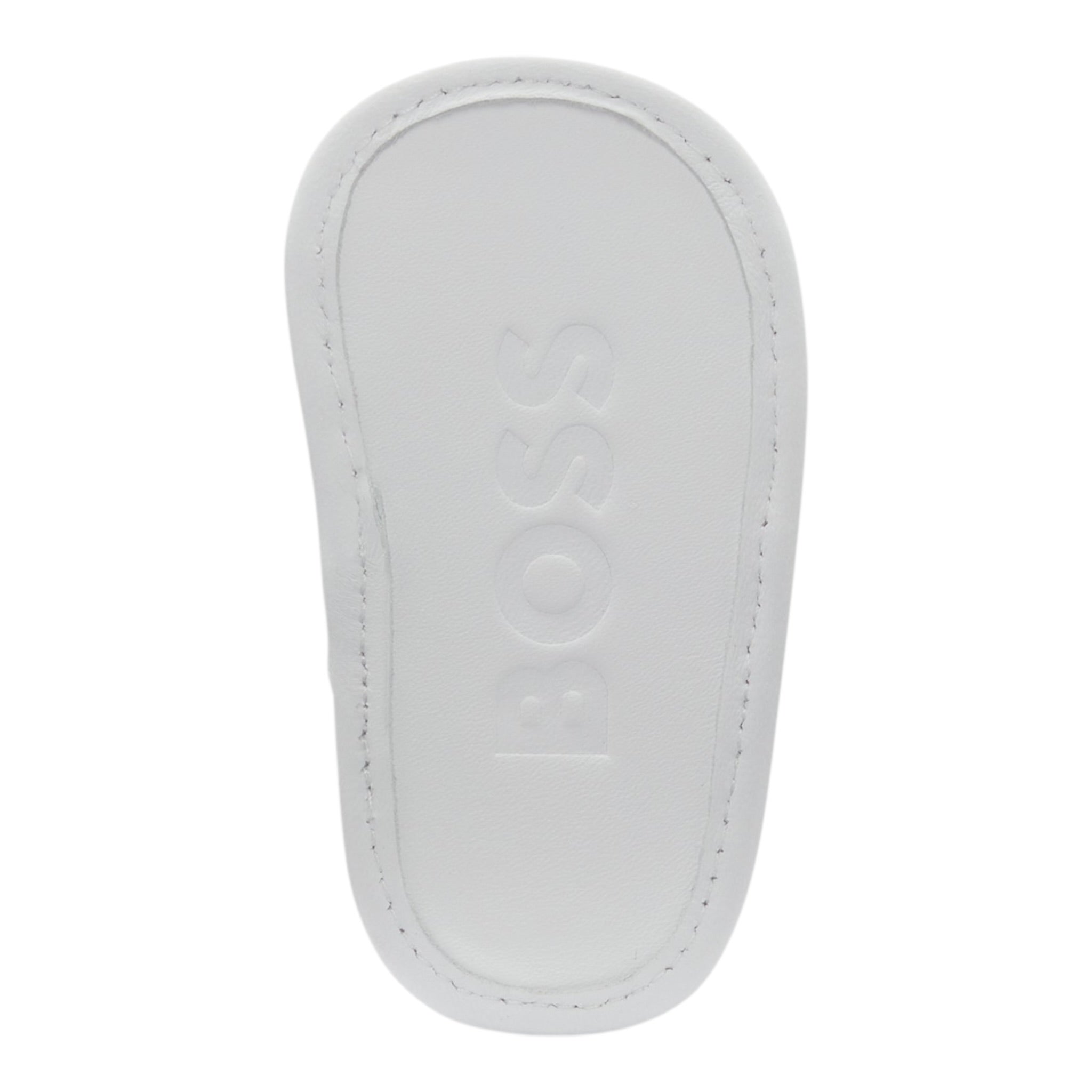 Boss Sangalo Tinta Unita con Logo per Neonata J51666 BIANCO BOSS 