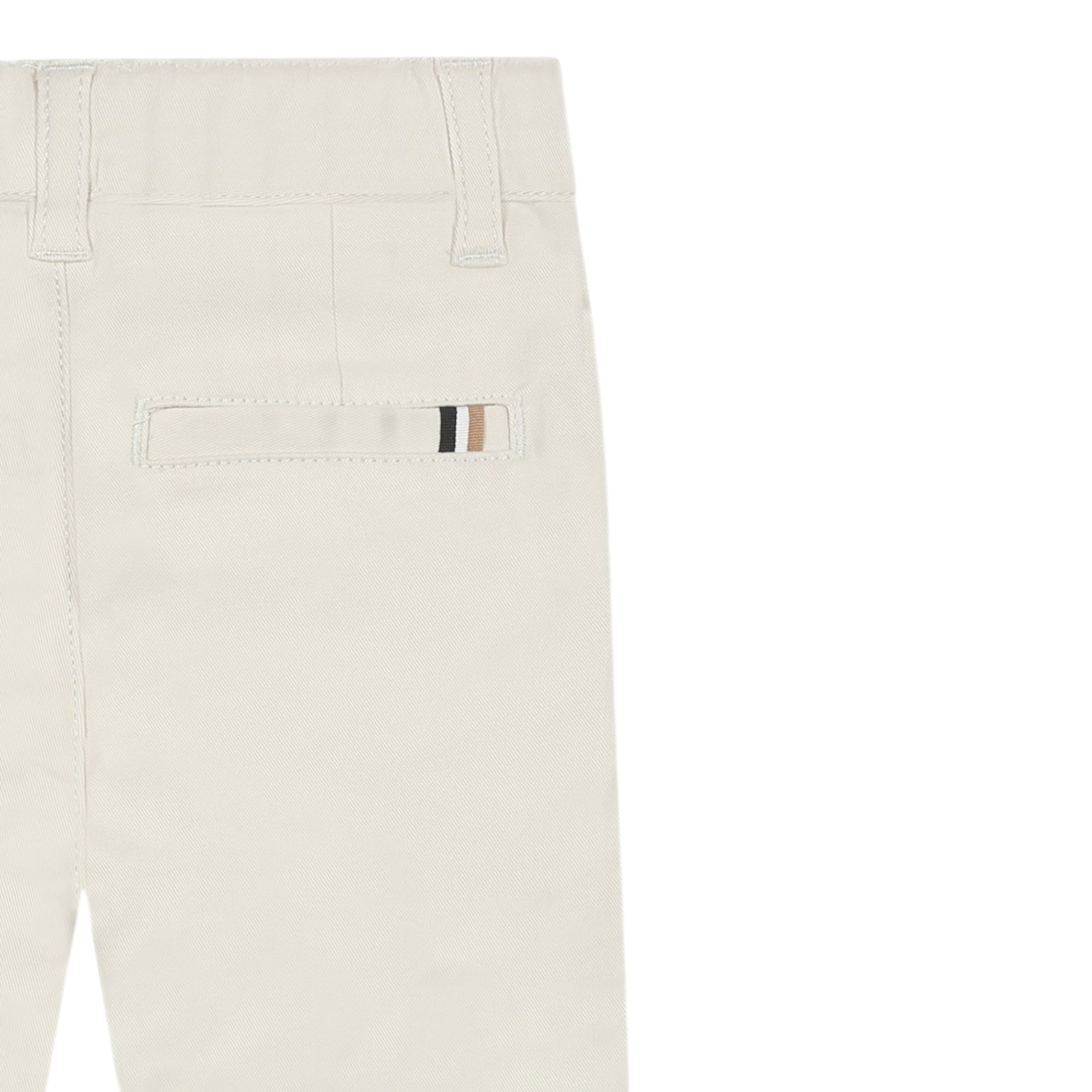 Boss Pantalone Tinta Unita con Girovita Regolabile per Neonato J52077XXX BEIGE BOSS 