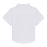 Boss Camicia Mezza Manica Tinta Unita per Neonato J52092XXN BIANCO BOSS 