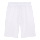 Boss Bermuda Tinta Unita con Logo per Bambino J52169B BIANCO BOSS 