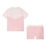 Boss Completo 2 Pezzi Short-Polo Tinta Unita per Neonata J52195 ROSA BOSS 