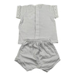 Calamaro Completo 2 Pezzi T-Shirt-Culotte per Neonato 17462 BIANCO CALAMARO 