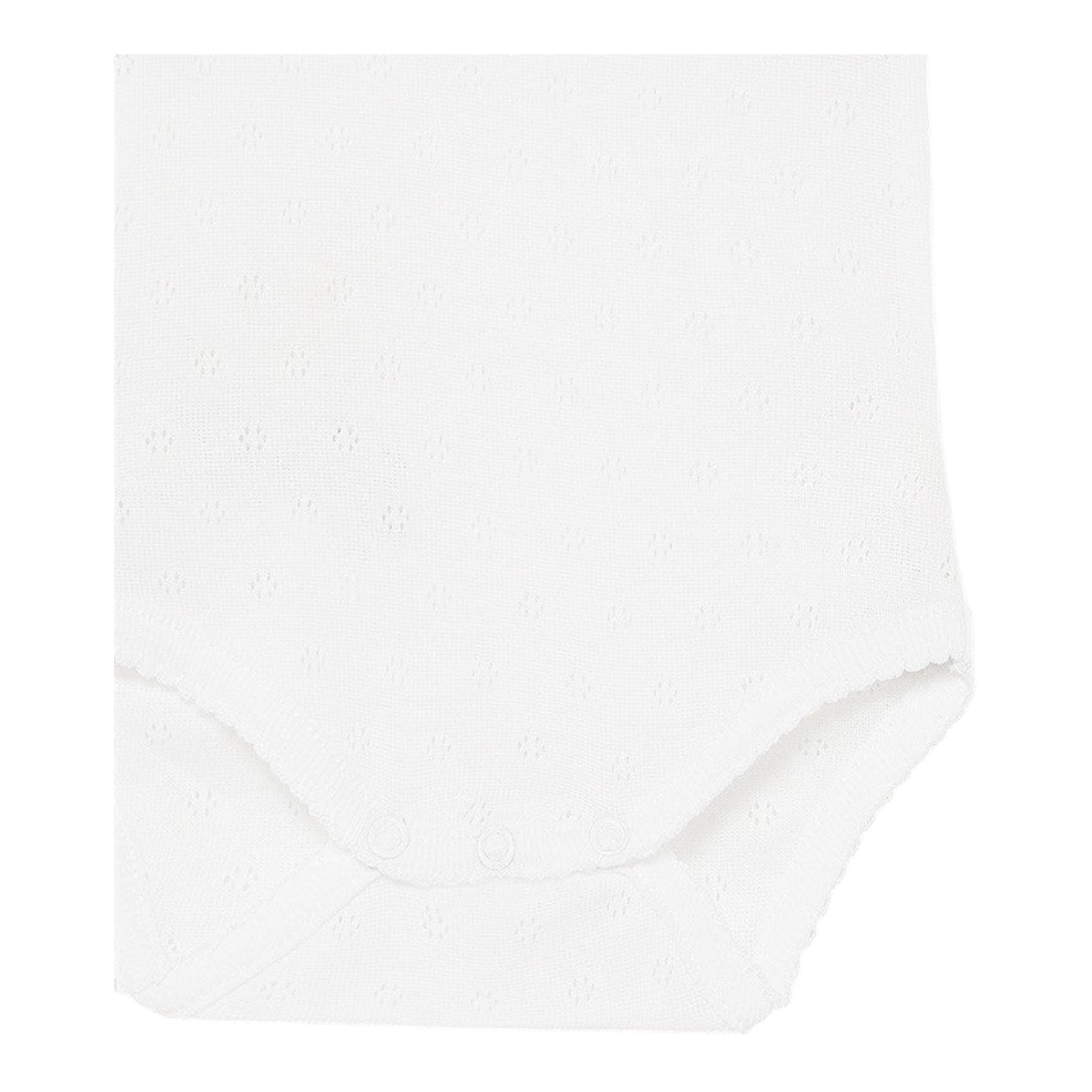 Calamaro Body Tinta Unita A Bretelle per Neonata NIDJD BIANCO CALAMARO 