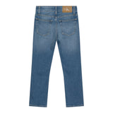 Calvin Klein Jeans Tinta Unita con Girovita Regolabile per Bambino IB0IB02306 AZZURRO CALVIN KLEIN 