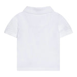 Calvin Klein Polo Mezza Manica Tinta Uita con Logo Bianco per Bambino IB0IB02486 BIANCO CALVIN KLEIN 