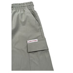 Calvin Klein Bermuda Tinta Unita con Elastico In Vita per Bambino IB0IB02512XX VERDE CALVIN KLEIN 