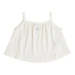Calvin Klein Top Tinta Unita con Bretelle per Bambina IG0IG02870 PANNA CALVIN KLEIN 