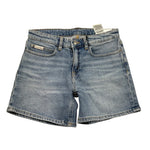 Calvin Klein Short Tinta Unita In Denim con Girovita Reglabile per Bambina IG0IG02892 AZZURRO CALVIN KLEIN 