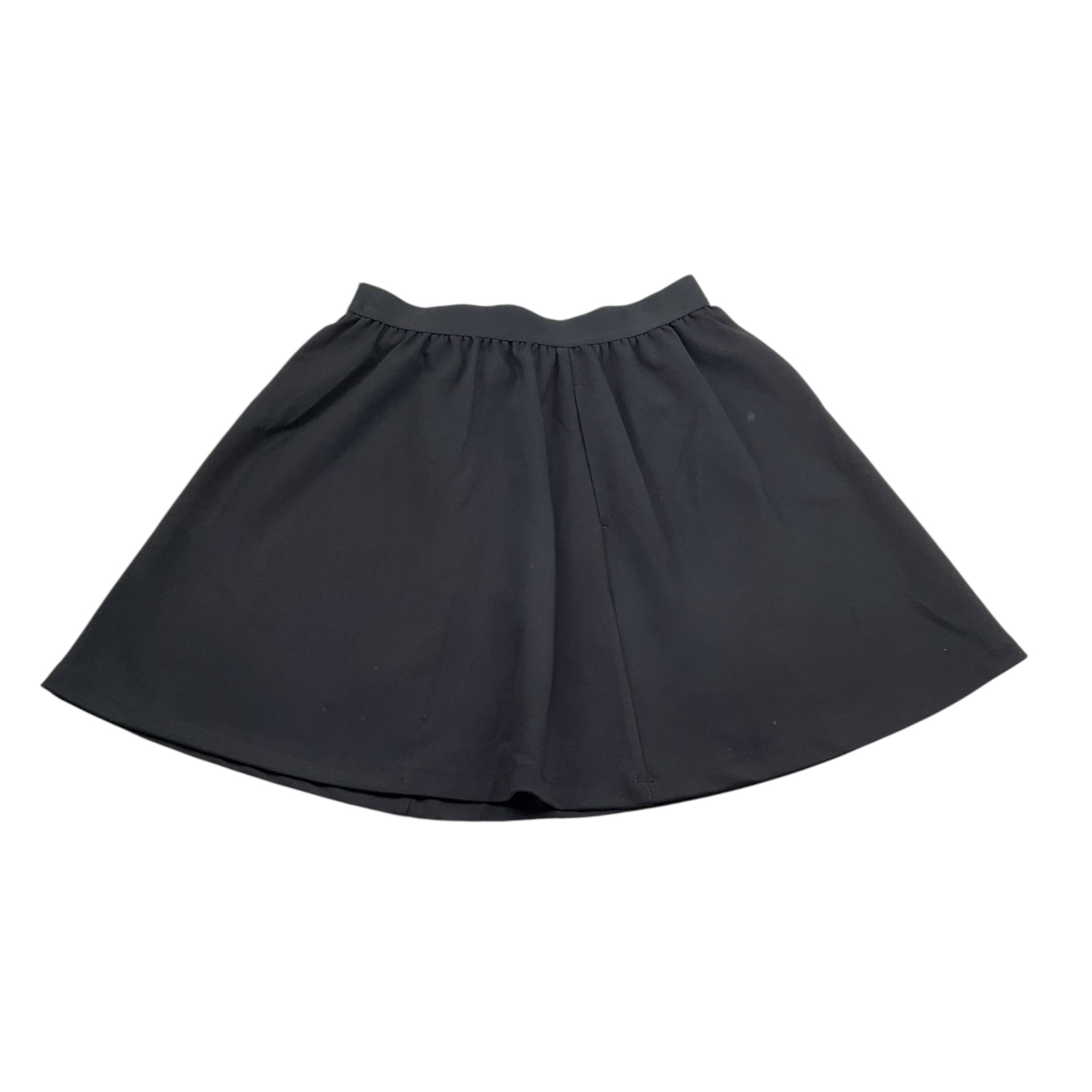 Calvin Klein Gonna Tinta Unita con Elastico Logato per Bambina IG0IG02895 NERO CALVIN KLEIN 