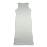 Calvin Klein Abito Tinta Unita Giromanica con Logo per Bambina IG0IG02906XX PANNA CALVIN KLEIN 