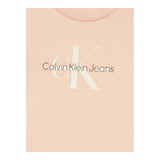 Calvin Klein T-Shirt Tinta Unita con Logo per Neonata IN0IN00001X ROSA CALVIN KLEIN 