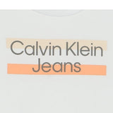 Calvin Klein Completo 2 Pezzi T-Shirt-Bermuda Tinta Unita con Stampa per Neonato IN0IN00072 BIANCO CALVIN KLEIN 