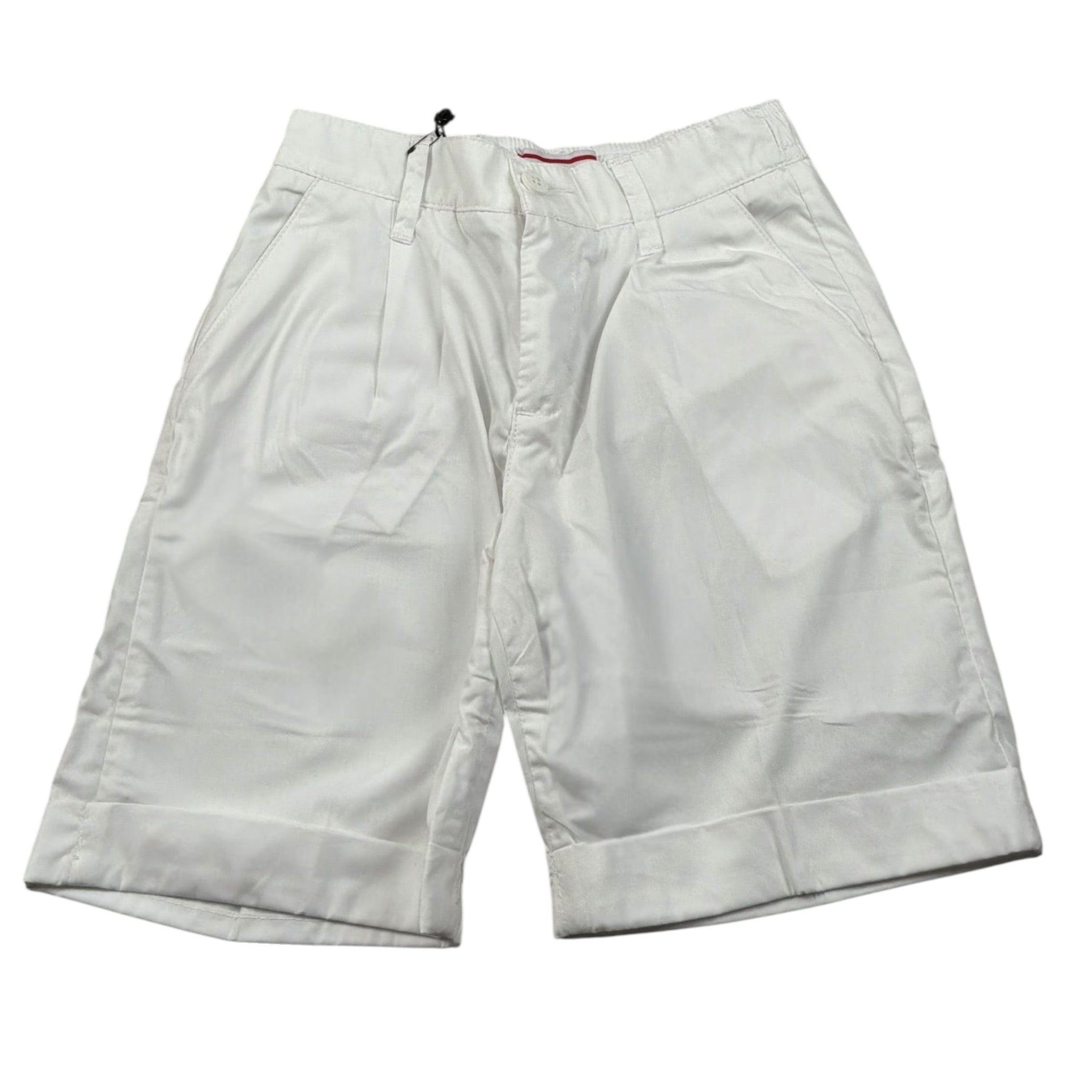 Cesare Paciotti Bermuda tinta unita con Elastico In Vita Bianco per Bambino BMP5163JX BIANCO CESARE PACIOTTI 